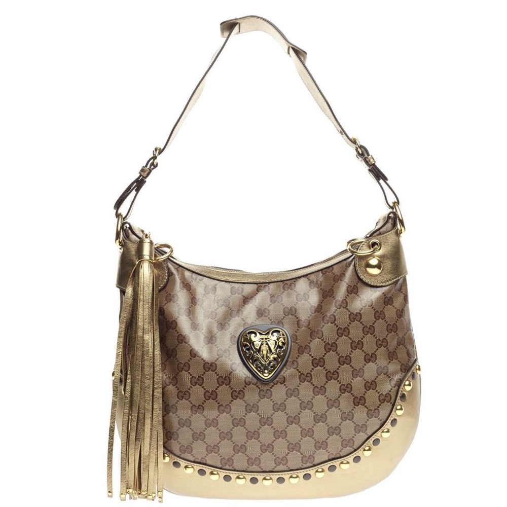 GUCCI Babouska Heart Hobo Large